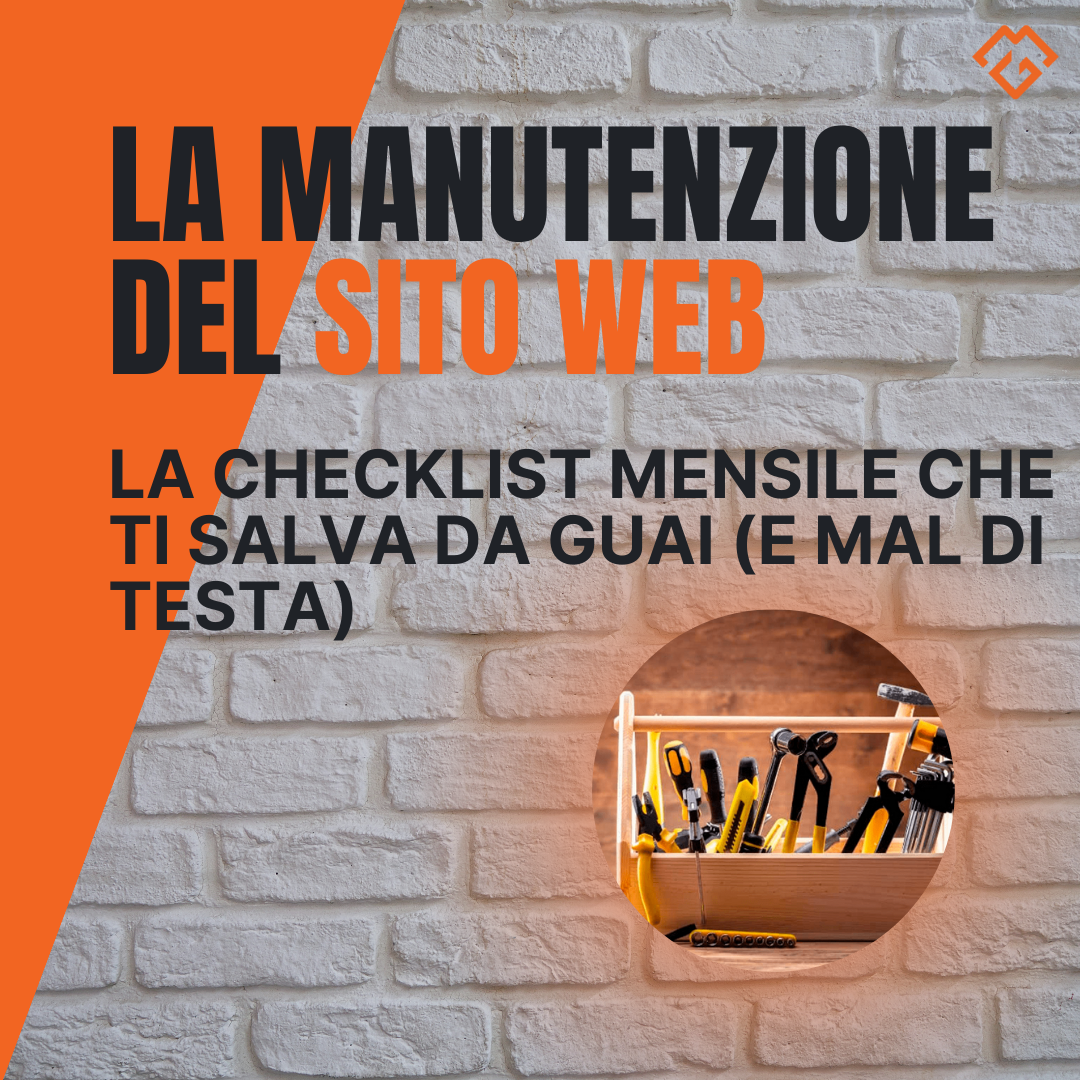 La manutenzione del sito web
